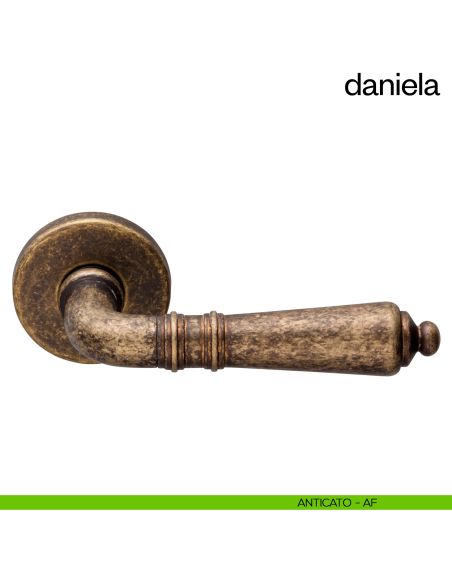 Maniglia per porta Daniela dnd Handles anticato
