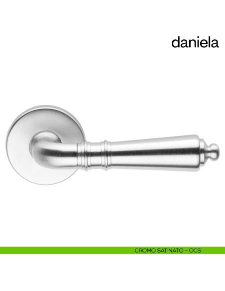 Maniglia per porta Daniela dnd Handles cromo satinato