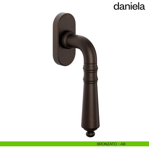 Maniglia per finestra martellina DK Daniela dnd Handles bronzato