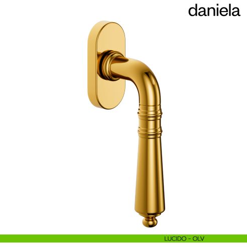 Maniglia per finestra martellina DK Daniela dnd Handles lucido