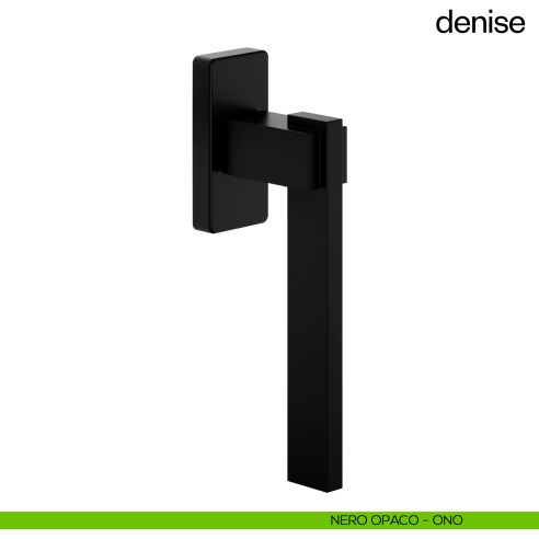 Maniglia per finestra martellina DK Denise dnd nero