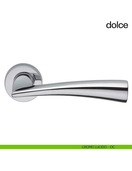 Maniglia per porta Dolce dnd Handles cromo lucido