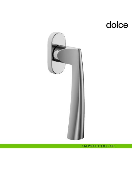 Maniglia per finestra martellina DK Dolce dnd cromo lucido