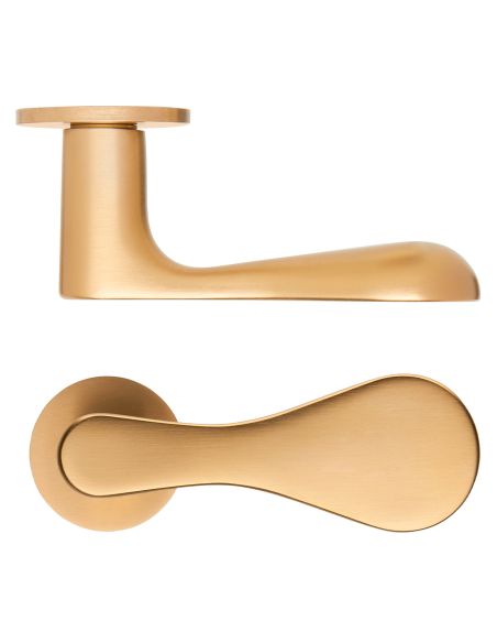 Maniglia per porta Drop dnd handles con rosetta fine