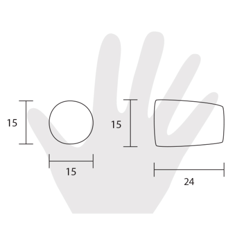 Pomello per mobile Estamp 8162 disegno