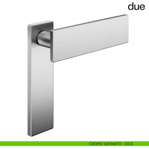 Maniglia per porta Due dnd handles cieca cromosat