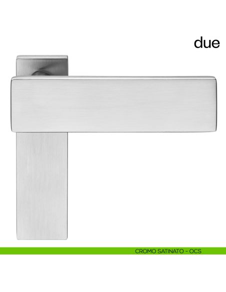 Maniglia per porta Due dnd handles cromosat