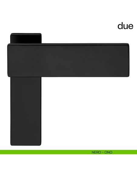 Maniglia per porta Due dnd handles nero