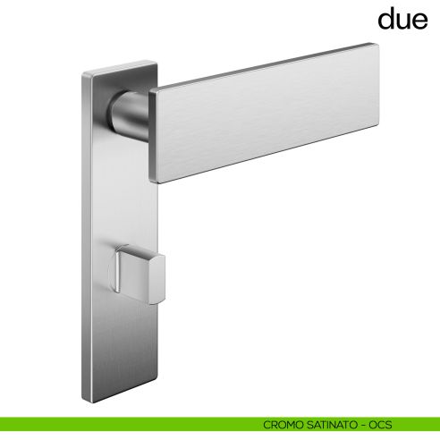 Maniglia per porta Due dnd handles nottolino wc cromosat