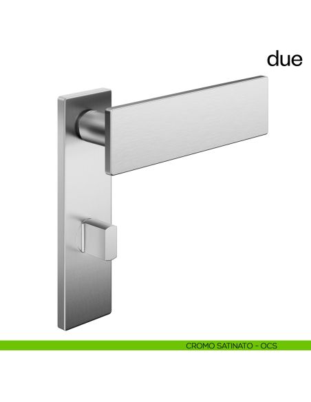 Maniglia per porta Due dnd handles nottolino wc cromosat