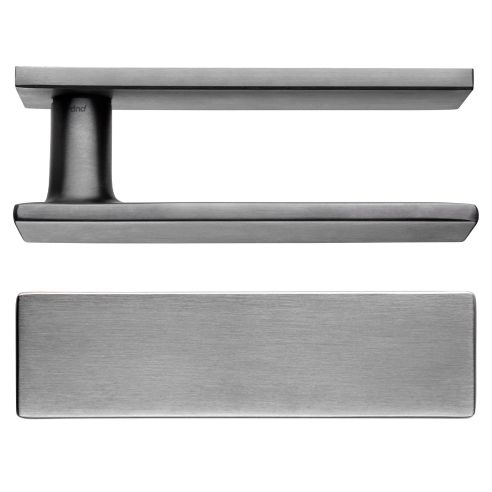 Maniglia per porta Due dnd handles su placca orizzontale