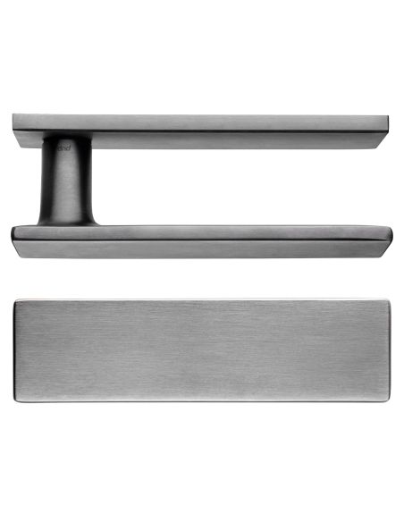 Maniglia per porta Due dnd handles su placca orizzontale