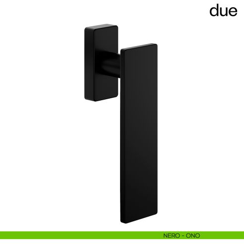 Maniglia per finestra martellina DK Due dnd nero