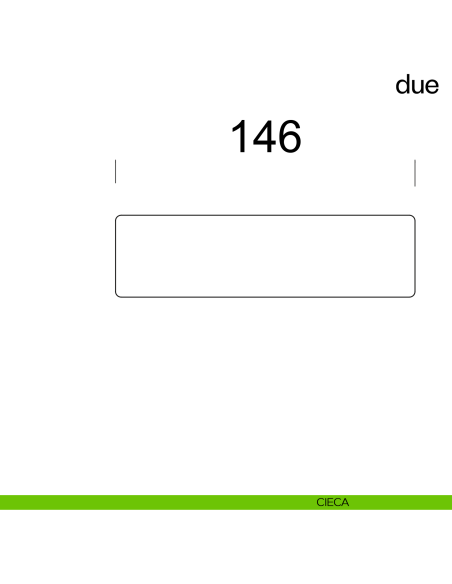 Maniglia per porta Due dnd handles con rosetta minimale Unico cieca