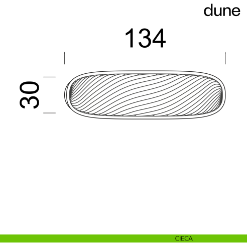 Maniglia per porta Dune dnd handles con porcellana lucida bianco sabbia con rosetta minimale Unico cieca