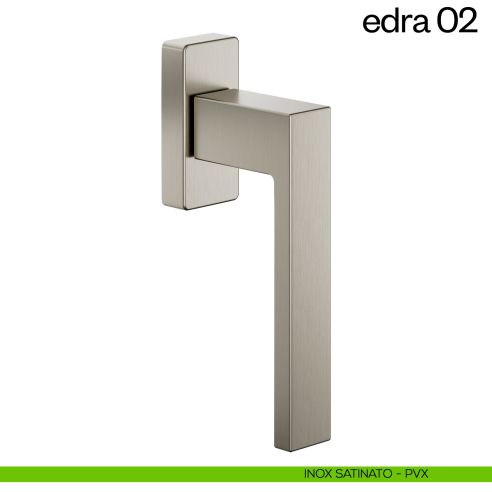 Maniglia per finestra martellina DK Edra 02 dnd PVD inox