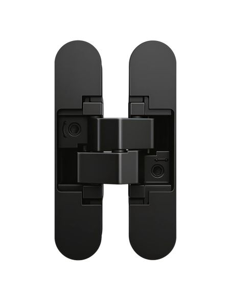 Cerniera a scomparsa regolabile per porta Anselmi AN 150 3D - nero