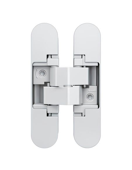 Cerniera a scomparsa regolabile per porta Anselmi AN 150 3D - bianco