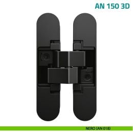 Cerniera a scomparsa nera regolabile per porta Anselmi AN 150 3D 2