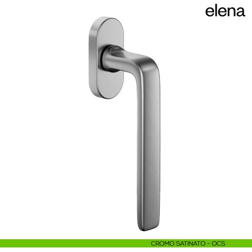Maniglia per finestra martellina DK Elena dnd cromo satinato