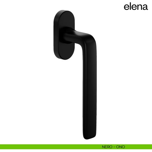 Maniglia per finestra martellina DK Elena dnd nero