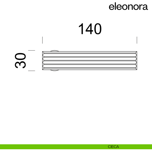 Maniglia per porta Eleonora dnd handles con rosetta minimale Unico cieca