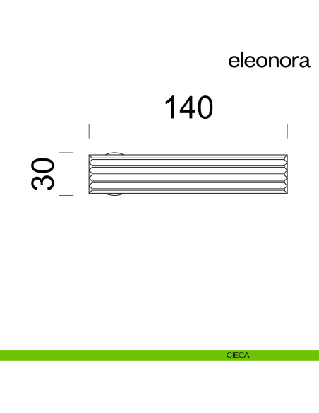 Maniglia per porta Eleonora dnd handles con rosetta minimale Unico cieca