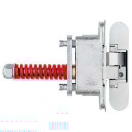 Cerniera a scomparsa con sistema di chiusura automatica per porta Anselmi AN 107 3D C60