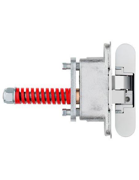 Cerniera a scomparsa con sistema di chiusura automatica per porta Anselmi AN 107 3D C60