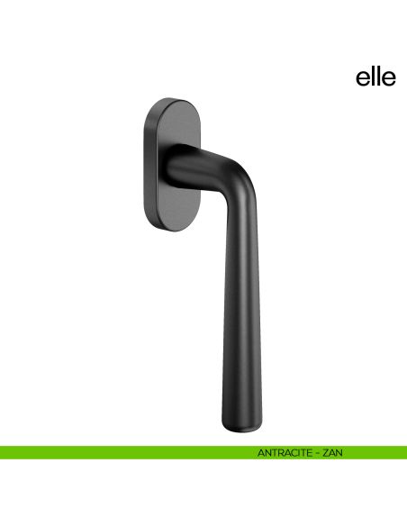 Maniglia per finestra martellina DK Elle dnd Handles antracite