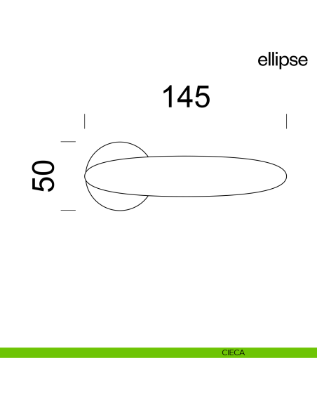 Maniglia per porta Ellipse dnd Handles