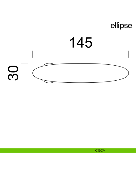 Maniglia per porta Ellipse dnd Handles con rosetta minimale Unico cieca