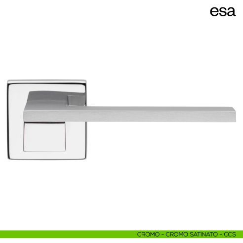 Maniglia per porta Esa dnd Handles cromo - cromo satinato