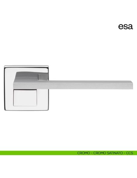 Maniglia per porta Esa dnd Handles cromo - cromo satinato