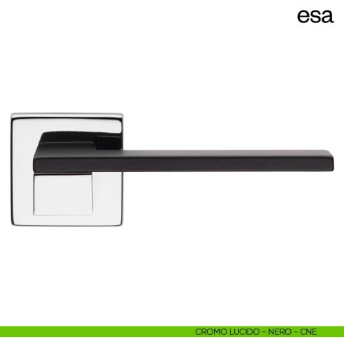 Maniglia per porta Esa dnd Handles cromo - nero
