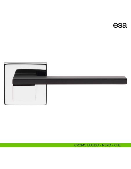 Maniglia per porta Esa dnd Handles cromo - nero