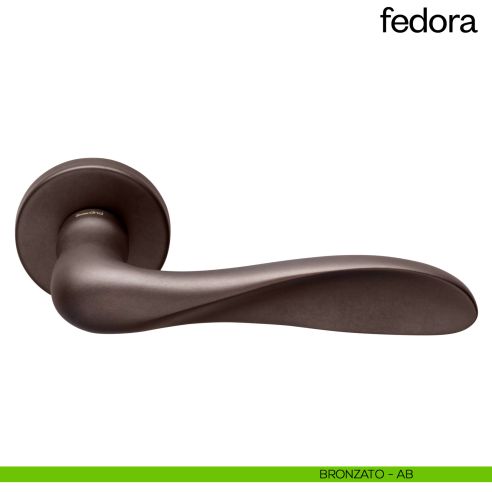 Maniglia per porta Fedora dnd Handles bronzato