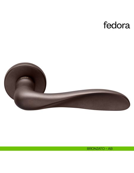 Maniglia per porta Fedora dnd Handles bronzato