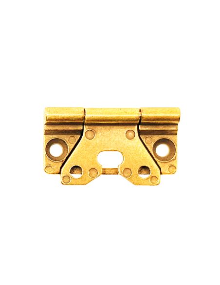 Cerniera LF per mobile collo basso ottonata 40x38 mm