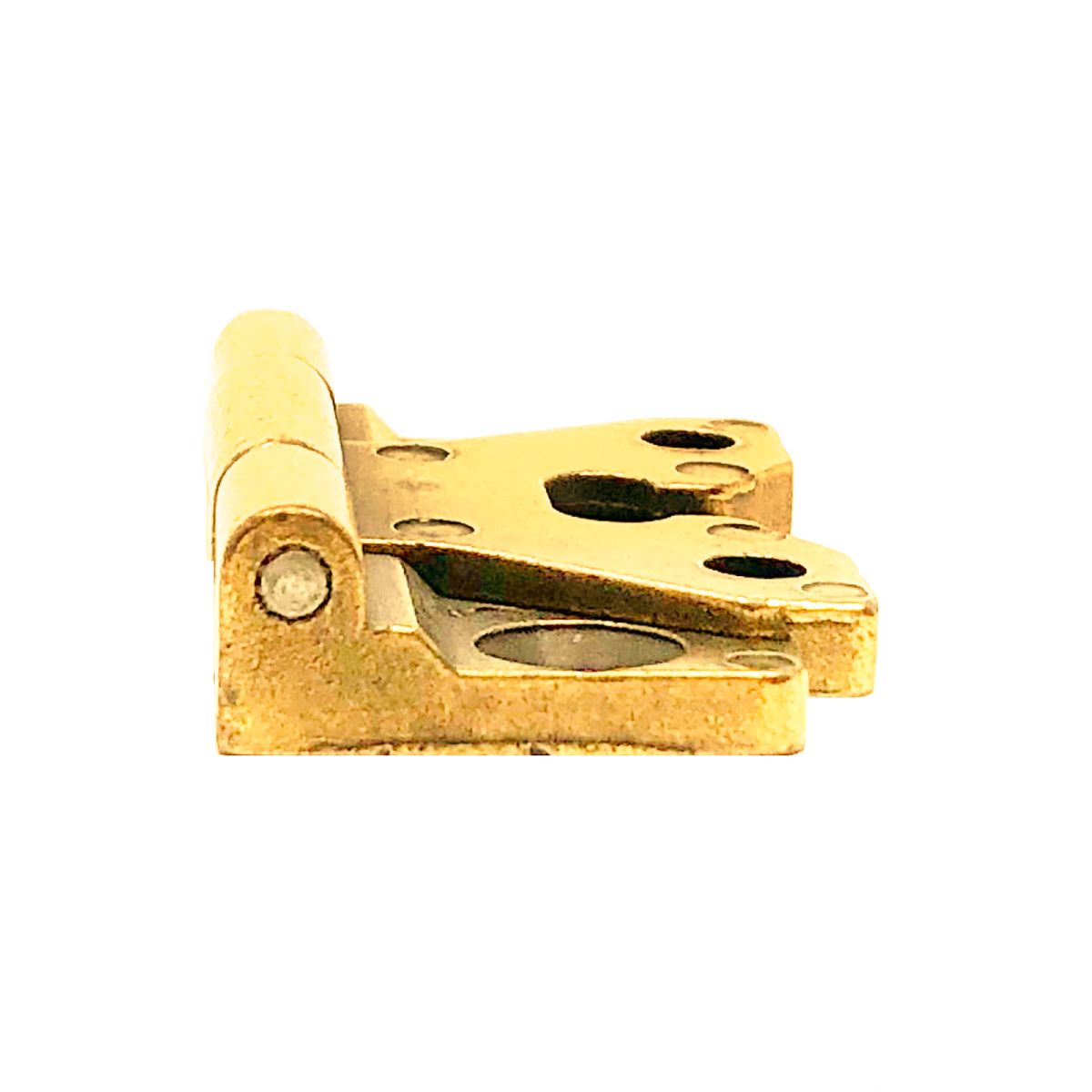 BOOWJESSEA Mocassini Unisex In Pelle, Colore Oro, Tacco Piatto 2 Cm, Taglia 45 EU - Chiusura A Bottone
