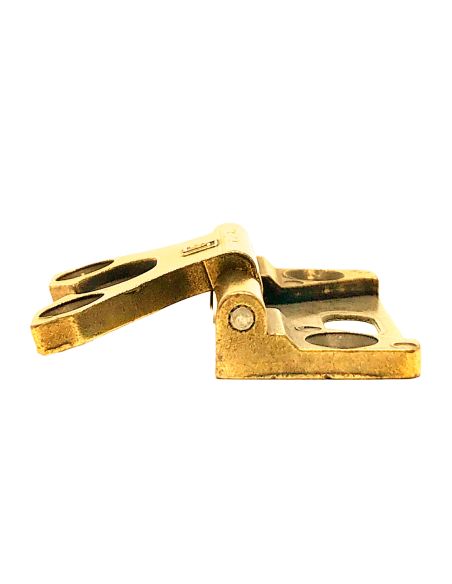 Cerniera LF per mobile collo basso ottonata 40x38 mm