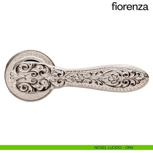 Maniglia per porta Fiorenza dnd Handles nickel lucido