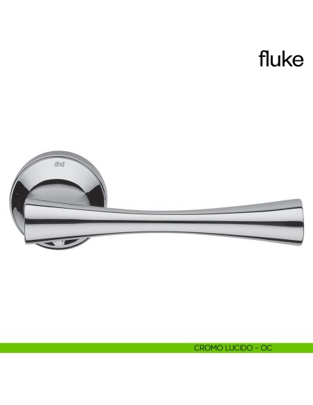 Maniglia per porta Fluke dnd Handles cromo lucido