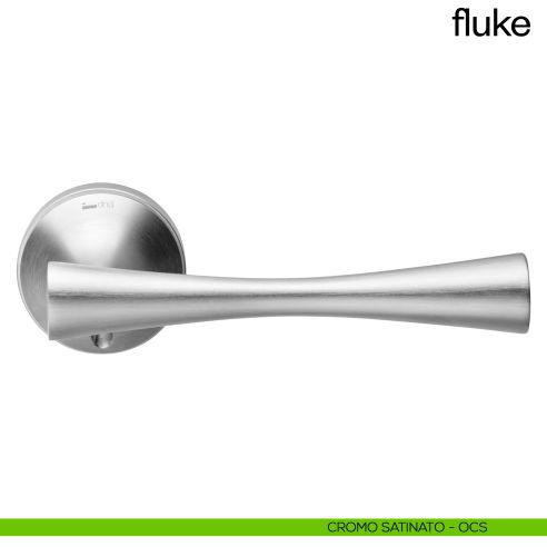 Maniglia per porta Fluke dnd Handles cromo satinato