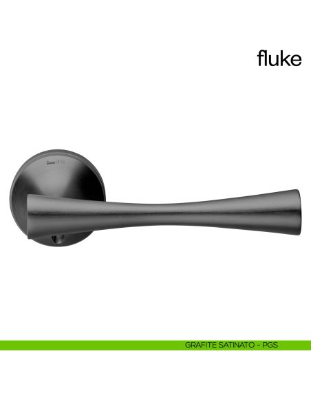 Maniglia per porta Fluke dnd Handles grafite satinato