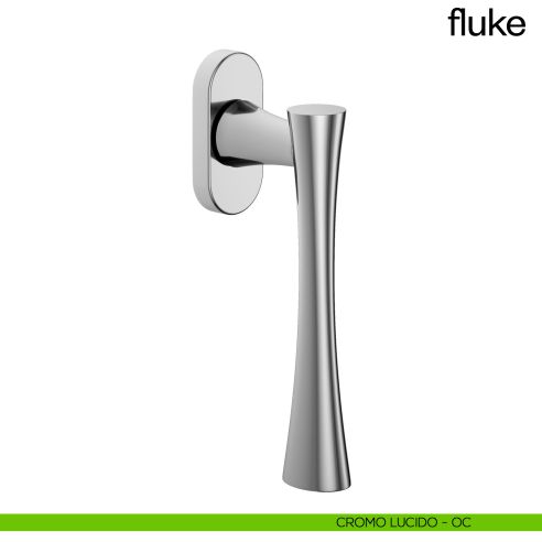 Maniglia per finestra martellina DK Fluke dnd cromo lucido