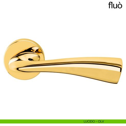 Maniglia per porta Fluò dnd Handles lucido