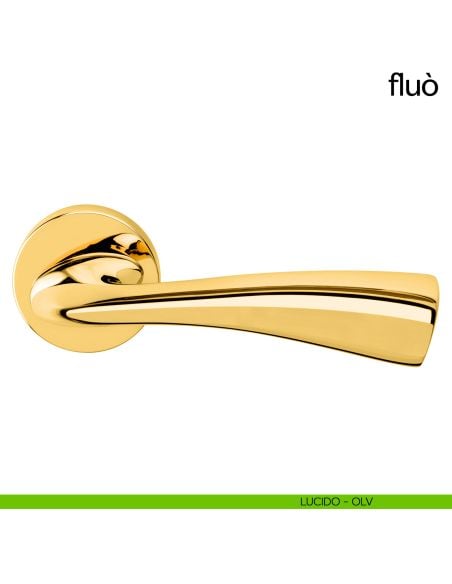 Maniglia per porta Fluò dnd Handles lucido