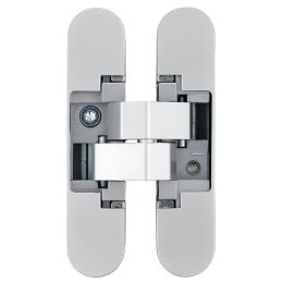 Cerniera invisibile cromo satinato regolabile per porta Anselmi AN 140 3D