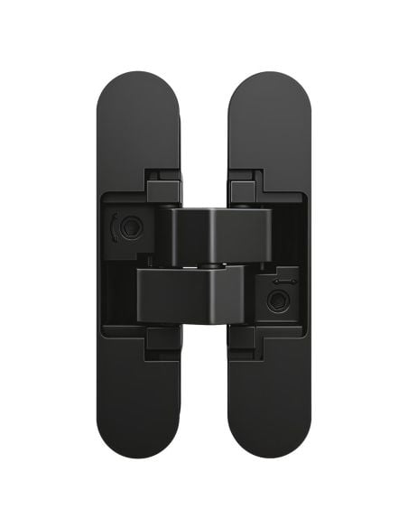 Cerniera a scomparsa regolabile per porta Anselmi AN 180 3D - nero